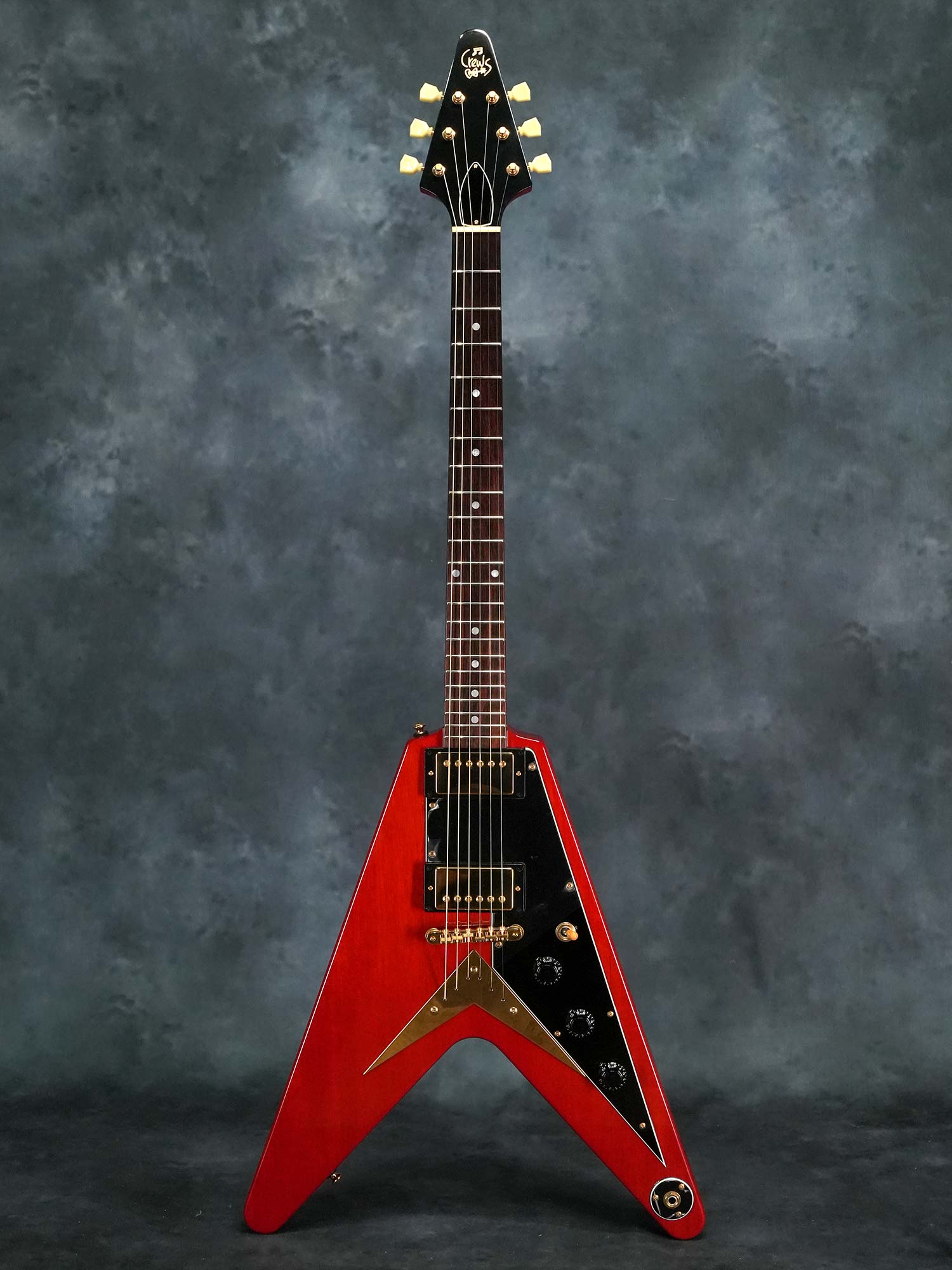 Crews Maniac Sound Vintage Line V-QUEEN CHERRY w/K&T Greeny